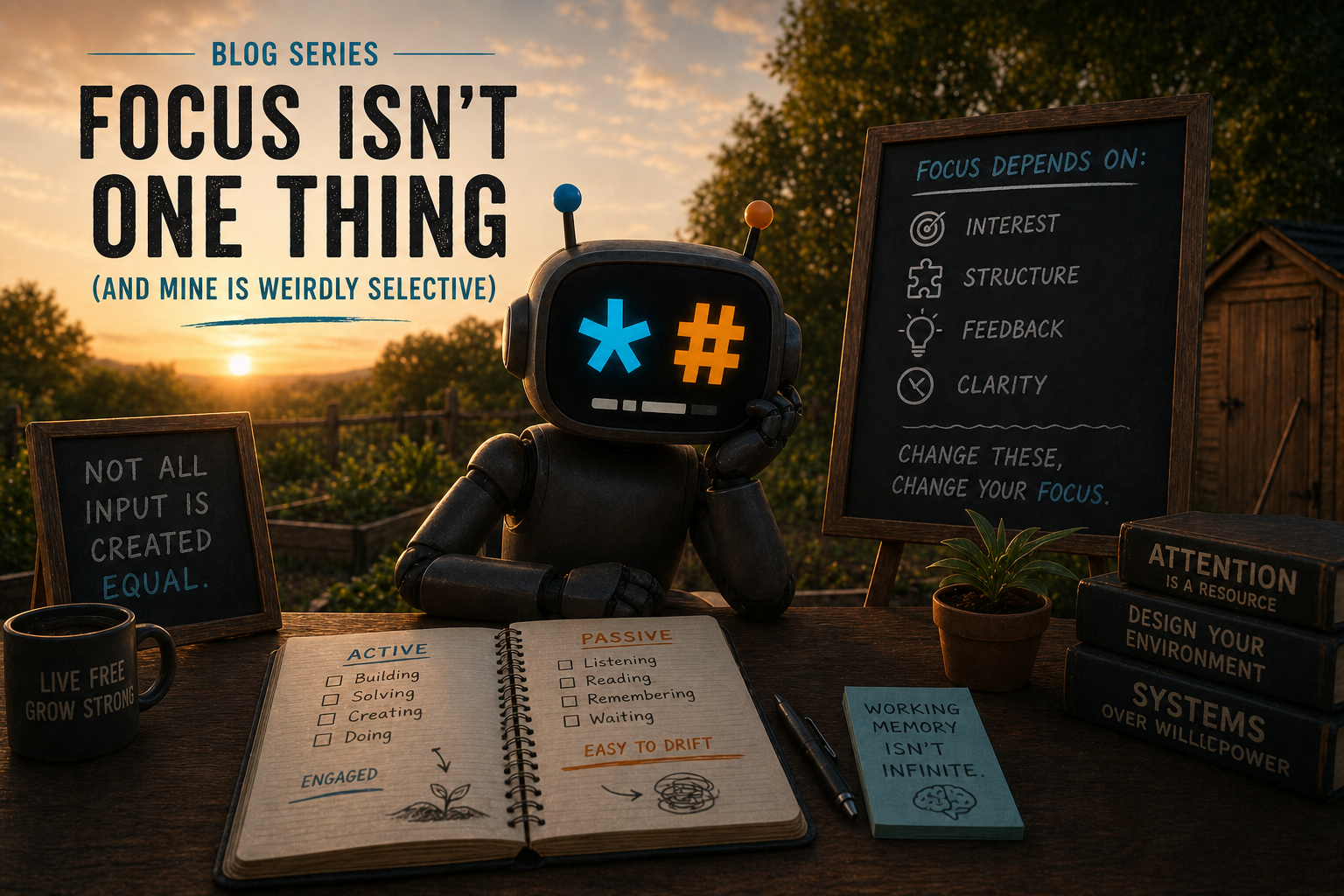 Focus Isn’t One Thing (And Mine Is Weirdly Selective)