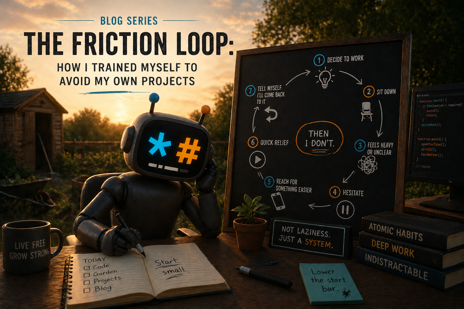 The Friction Loop: How I Trained Myself to Avoid My Own Projects